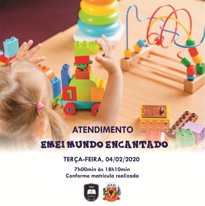 AVISO DA EMEI MUNDO ENCANTADO